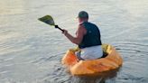 Man In Pumpkin 'Boat' Paddles 38 Miles Down Missouri River In Attempt To Beat World Record