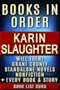 Karin Slaughter Books in Order: Will Trent series, Grant County series, all short stories, standalone novels, and nonfiction, plus a Karin Slaughter biography. (Series Order Book 11)