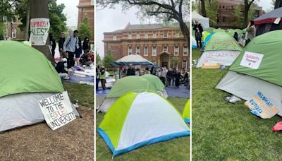 First full day of Rutgers University protests