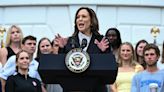 Election 2024 updates: Harris makes 1st public appearance at White House since Biden's announcement