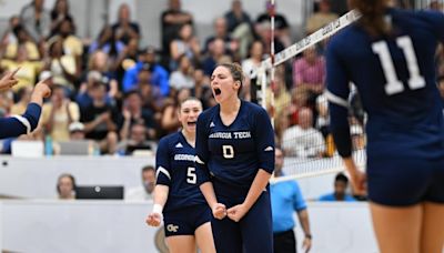 Georgia Tech enters, Creighton drops in women's college volleyball Power 10