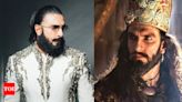 Fans react as Ranveer Singh channels ‘Khilji’ vibes in regal outfit as he shares his look from Anant Ambani and Radhika Merchant's sangeet ceremony | - Times of India