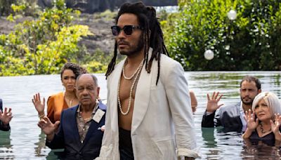 Watch Lenny Kravitz Work Out In Leather Pants And Mesh Tank Top That Zoë Kravitz Makes Fun Of