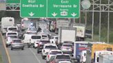 Crash on W. Shore Expressway near S.I. Expressway sparks emergency response