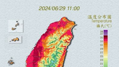 快訊》熱爆！16縣市高溫特報 12縣市亮起橙色燈號
