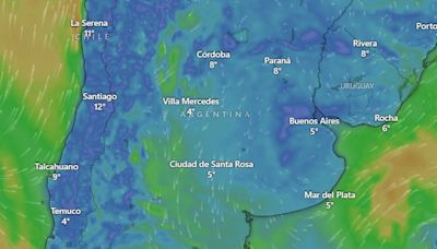 Vientos y ráfagas intensas: alerta meteorológica en Buenos Aires y otras cinco provincias