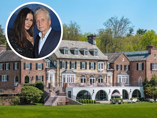 The Westchester County Home of Catherine Zeta-Jones and Michael Douglas Lists for $12 Million