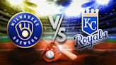 Brewers vs. Royals prediction, odds, pick, how to watch