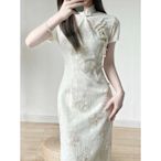 推薦⭐旗袍改良版 春夏洋裝 氣質高級年輕款少女新中式（滿599元）