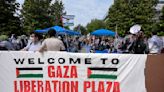 Small pro-Palestinian protests held Saturday as college commencements are held