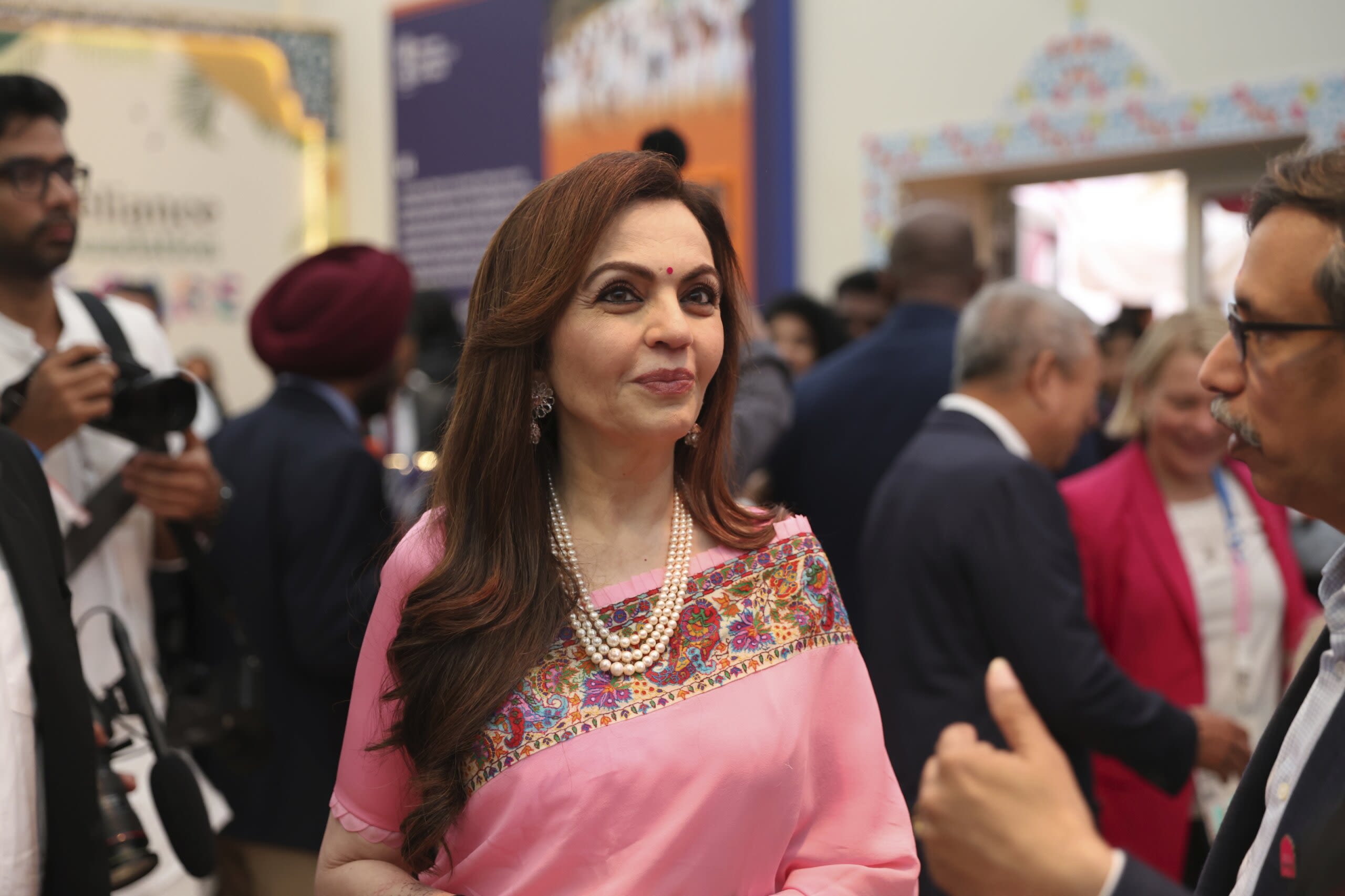 Nita Ambani inaugurates India House, a first for the country at the Olympics - WTOP News