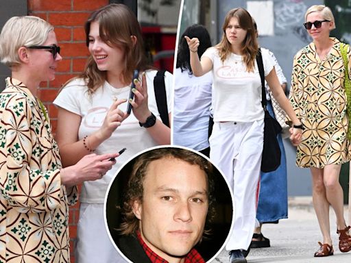 Heath Ledger’s rarely seen daughter Matilda, 18, spotted out with mom Michelle Williams in NYC