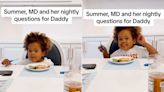 Doctor Dad and Daughter, 3, Discuss Complex Medical Topics at Dinner — and the Videos Went Viral (Exclusive)