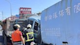 資源回收車追撞砂石車 司機一度卡車內昏迷救出後送醫