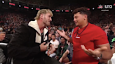 Chiefs’ Patrick Mahomes gives assist to wrestler at KC’s WWE Monday Night Raw event