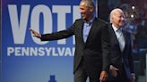 Under threat of a splintering base, Obama and Clinton bring star power to rally Dems for Biden