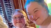 Sisters Tammy and Amy show off thinner-than-ever jawlines in TikTok