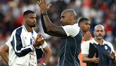 Henry hails 'magical' France as hosts fall short in rollercoaster Olympic football final