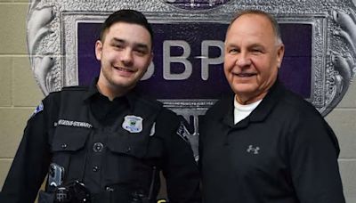 Young Cop Reunites with Retired Officer Who Found Him Abandoned as a Baby Nearly 25 Years Ago