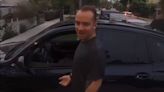 Cyclist confronts BMW driver and argue if he is parked in a bike lane