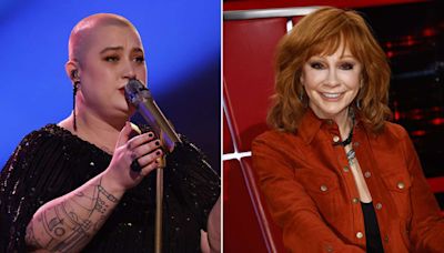 The Voice's L. Rodgers honors coach Reba McEntire with tattoo of her lyrics