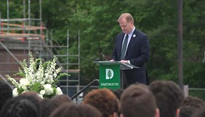 Raw video: NFL Commissioner Roger Goodell speaks at service for Buddy Teevens