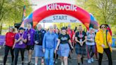 Streets turn tartan as fundraisers stride out on kiltwalk