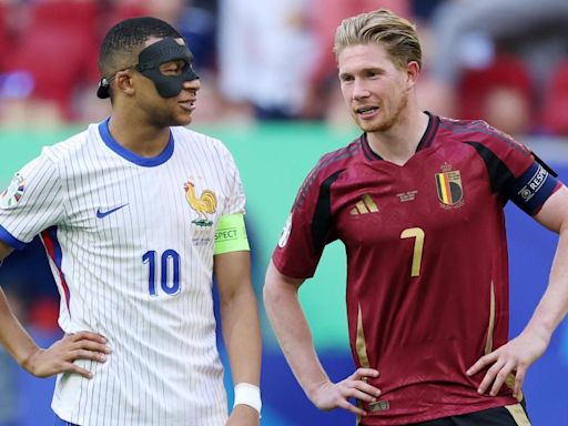 Mbappé y Francia, bajo presión contra De Bruyne y Bélgica