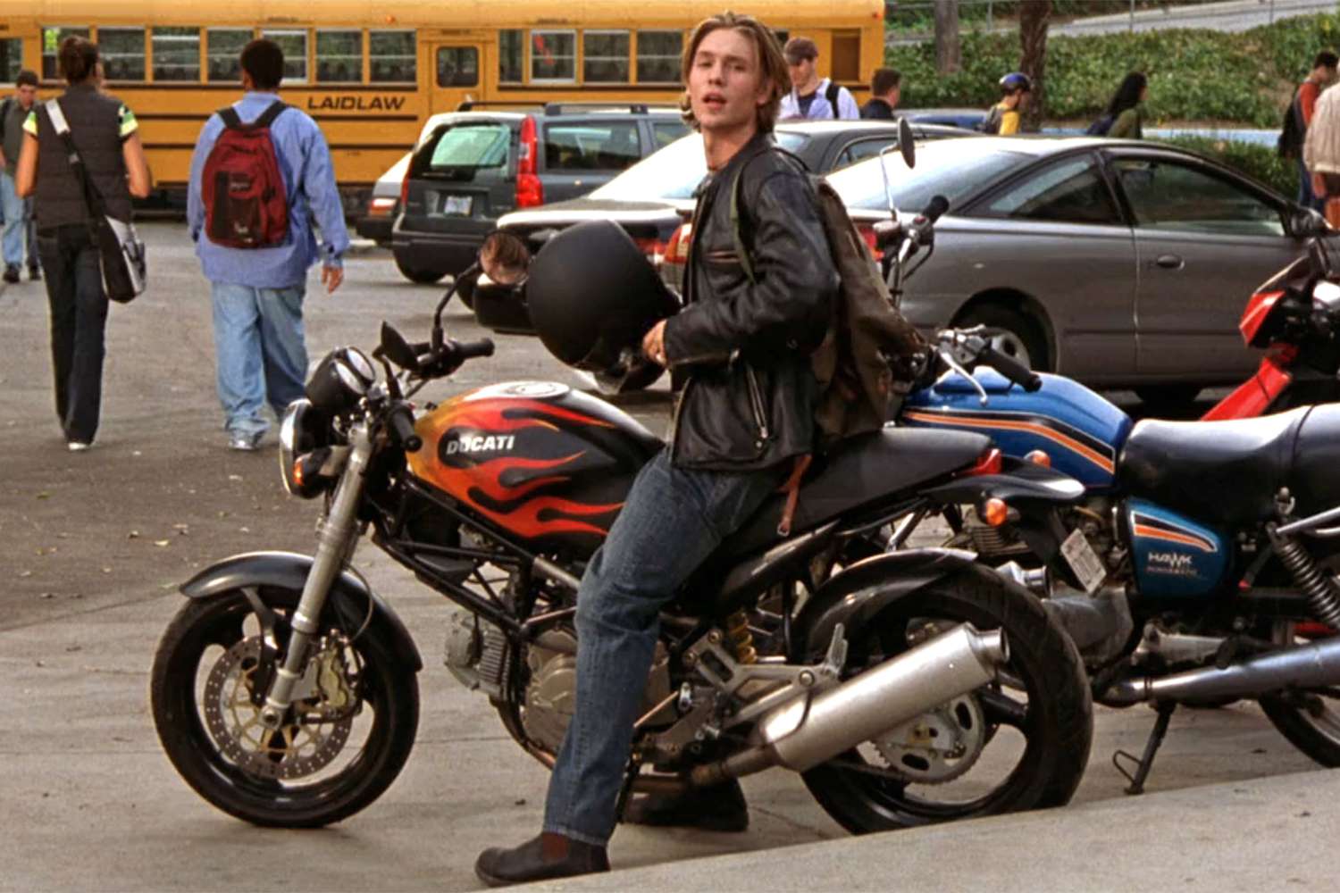 Chad Michael Murray and Jake's motorcycle return in new 'Freaky Friday 2' photo