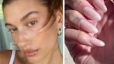 Here's How to Recreate Hailey Bieber's Go-To 'Glazed Donut' Nails