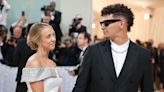 Patrick Mahomes and Wife Brittany Hold Hands While Wearing Monochromatic Looks at Met Gala 2023