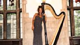 Medgina Maitre overcomes stage fright to excel on the harp