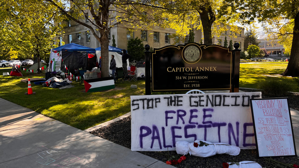 Governor Little comments after police clear out pro-Palestine protest at Idaho Capitol