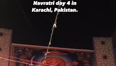 Video: Pakistani Instagrammer’s Video Of Navratri Celebrations In Karachi Goes Viral - News18