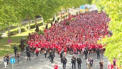 La marea roja del Bayern toma las calles de Madrid - MarcaTV