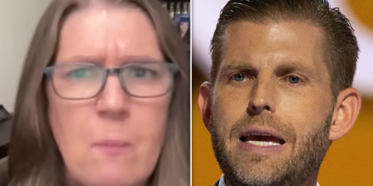 Mary Trump Scorches Cousin Eric Trump: 'Beneath My Contempt'