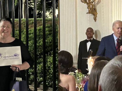 ND teacher of the year dines with President Joe Biden at Jill Biden’s annual White House dinner