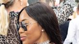 Naomi Campbell Pops in White Minidress and Hidden Heels at Monaco Grand Prix