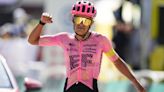 Richard Carapaz rides clear to win stage 17 of Tour de France