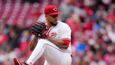 Watch: Reds Ace Frankie Montas Hit By Line Drive, Exits Sunday's Game Against Angels