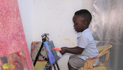 獲金氏紀錄認證！ 迦納「1歲多男童」成最年輕畫家-台視新聞網