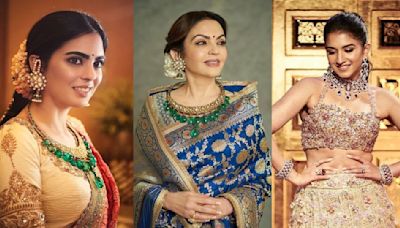 3 times bride-to-be Radhika Merchant and Isha Ambani REPEATED Nita Ambani’s jewelry proving to be advocates for sustainability