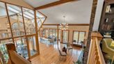 Waterfront home in Easton that sold for over $1M has floor-to-ceiling glass atrium