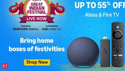 Amazon Sale 2024 LIVE DEALS - Up to 55% off on Alexa and Fire TV devices in Great Indian Festival