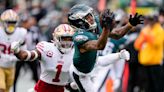 2023 NFL playoffs: Remarkable 1-handed Devonta Smith catch that set up first Eagles TD shouldn't have counted