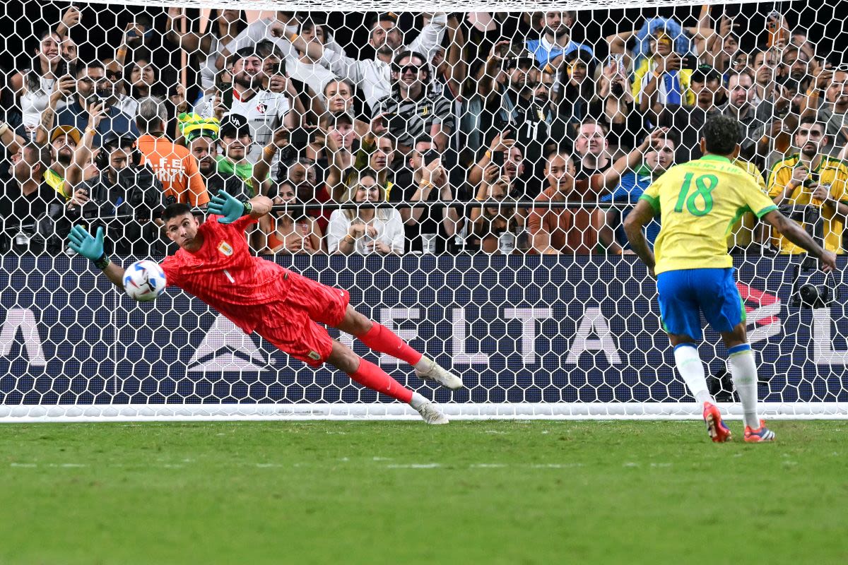 New Juventus signing Douglas Luiz misses penalty in Brazil Copa America elimination