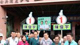 宜蘭選情／陪陳俊宇羅東市場拜票 游錫堃盼鄉親支持他連任立院院長