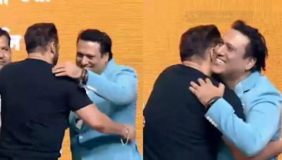 Partner Reunion! Salman Khan Greets Govinda With Warm Hug At Dharmaveer 2 Trailer Launch. Watch