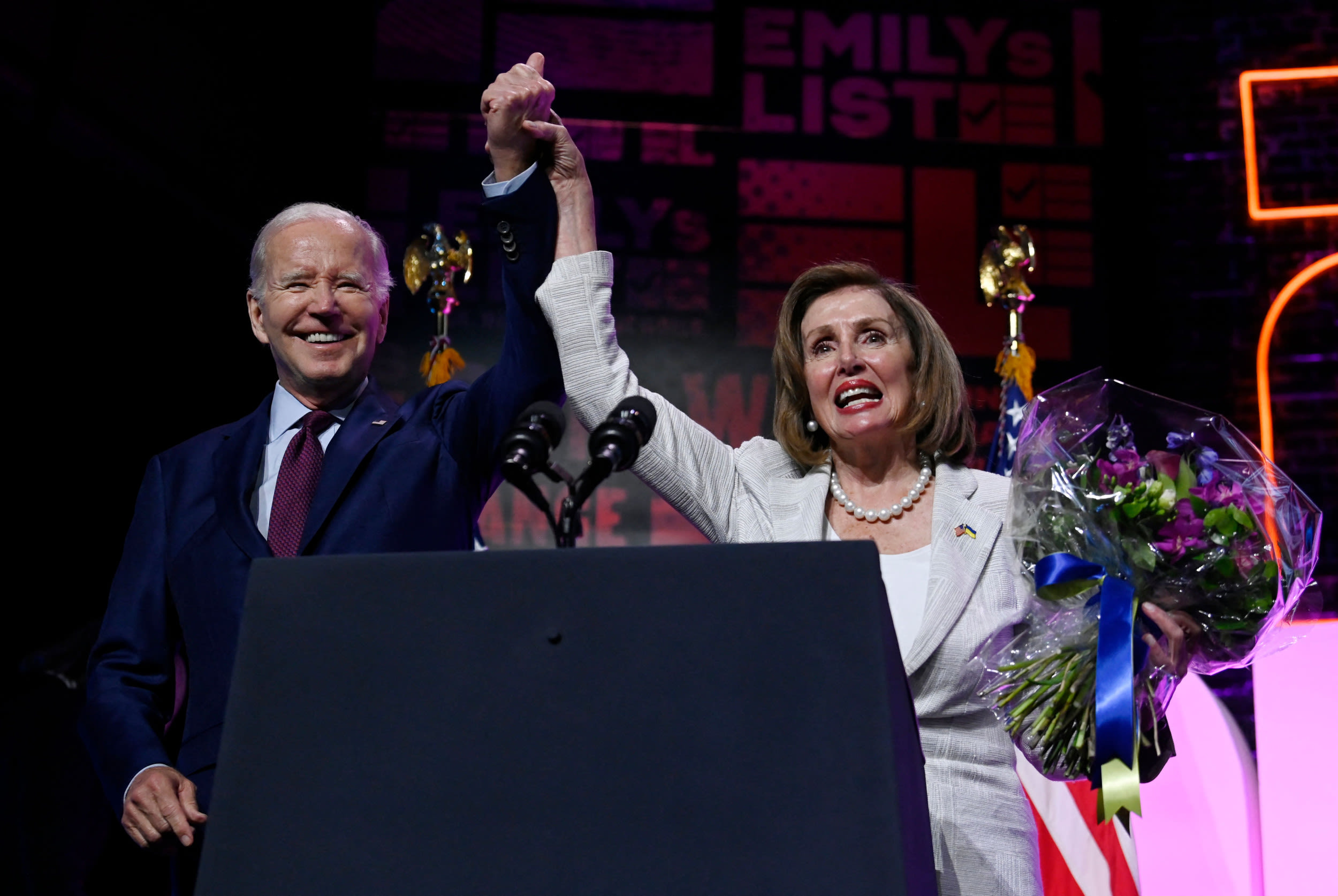 Biden, battling Nancy Pelosi pressure tactics, gets Hillary Clinton's help