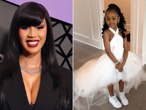 Cardi B and Offset's Daughter Kulture Enjoys Lavish Trip on a Private Jet to Visit Giraffes for Her 6th Birthday